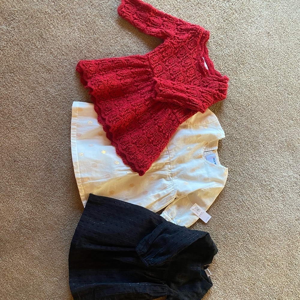 Old navy dresses. 12-18 months